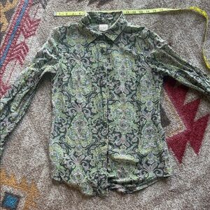 J. Crew Multicolor Paisley Button Down Shirt